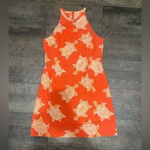 VINTAGE Lily Pulitzer Turtle Halter Dress